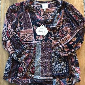 NWT Knox Rose blouse